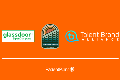 Glassdoor Open Company, Talent Brand Alliance and Purpose Certified logos