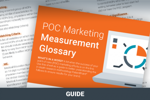 POC Marketing Measurement Glossary